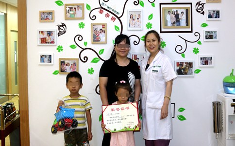 番禺宝妈两年不孕，喜得千金圣丹福再求二胎