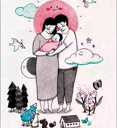 巧治原发性不孕，汕头夫妇带女报喜求二胎
